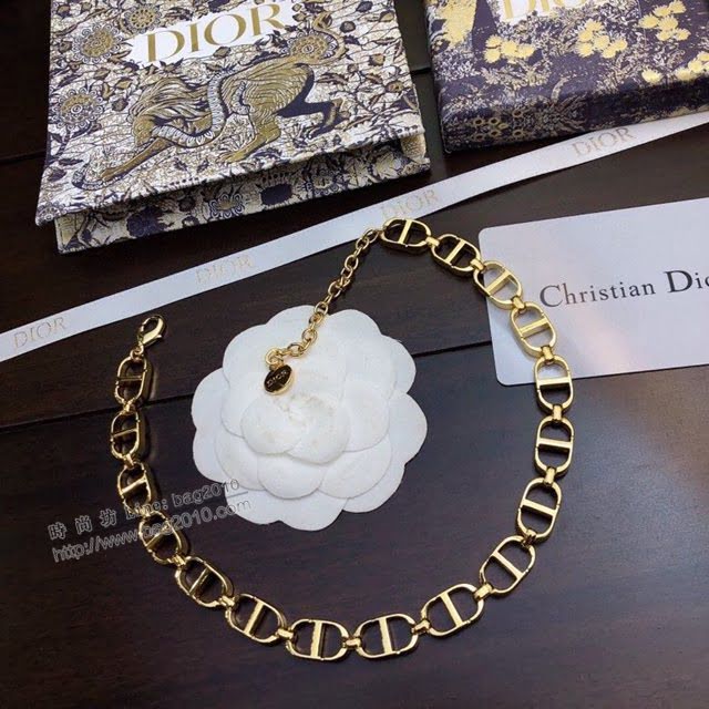 Dior飾品 迪奧經典熱銷火爆款鏈條項鏈  zgd1366